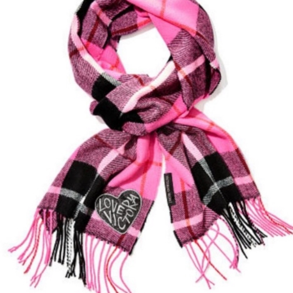 Victoria Secret hot pink scarf